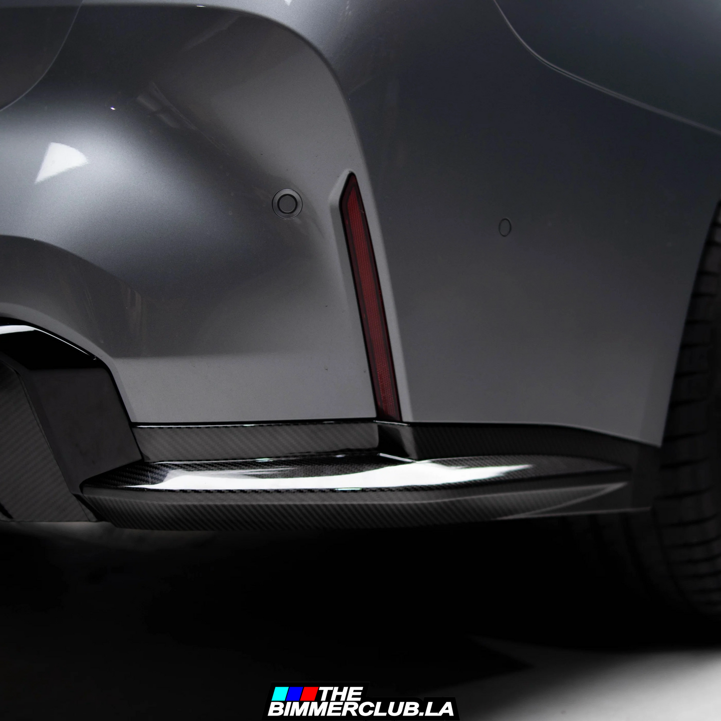 G8x M3 / M4 Dry Carbon Fiber Rear Bumper Splitters
