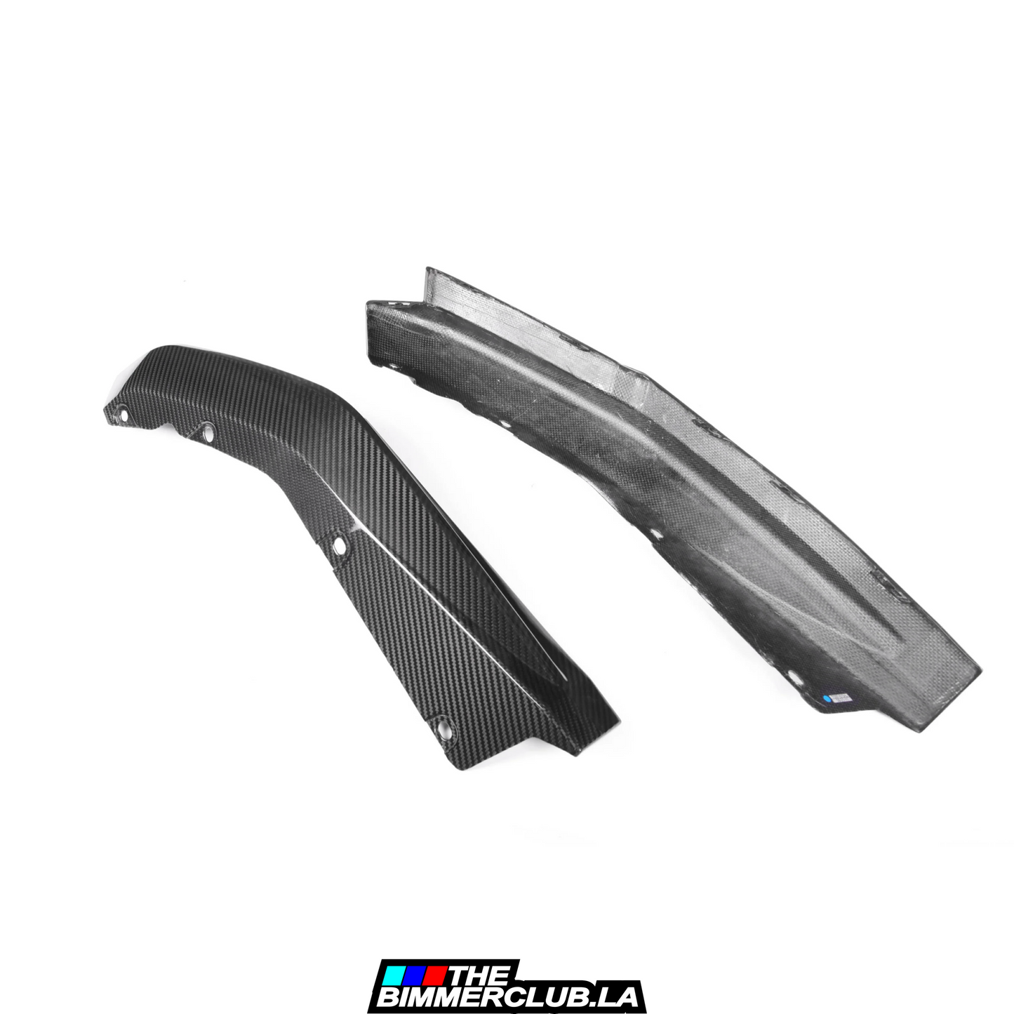 G8x M3 / M4 Dry Carbon Fiber Rear Bumper Splitters