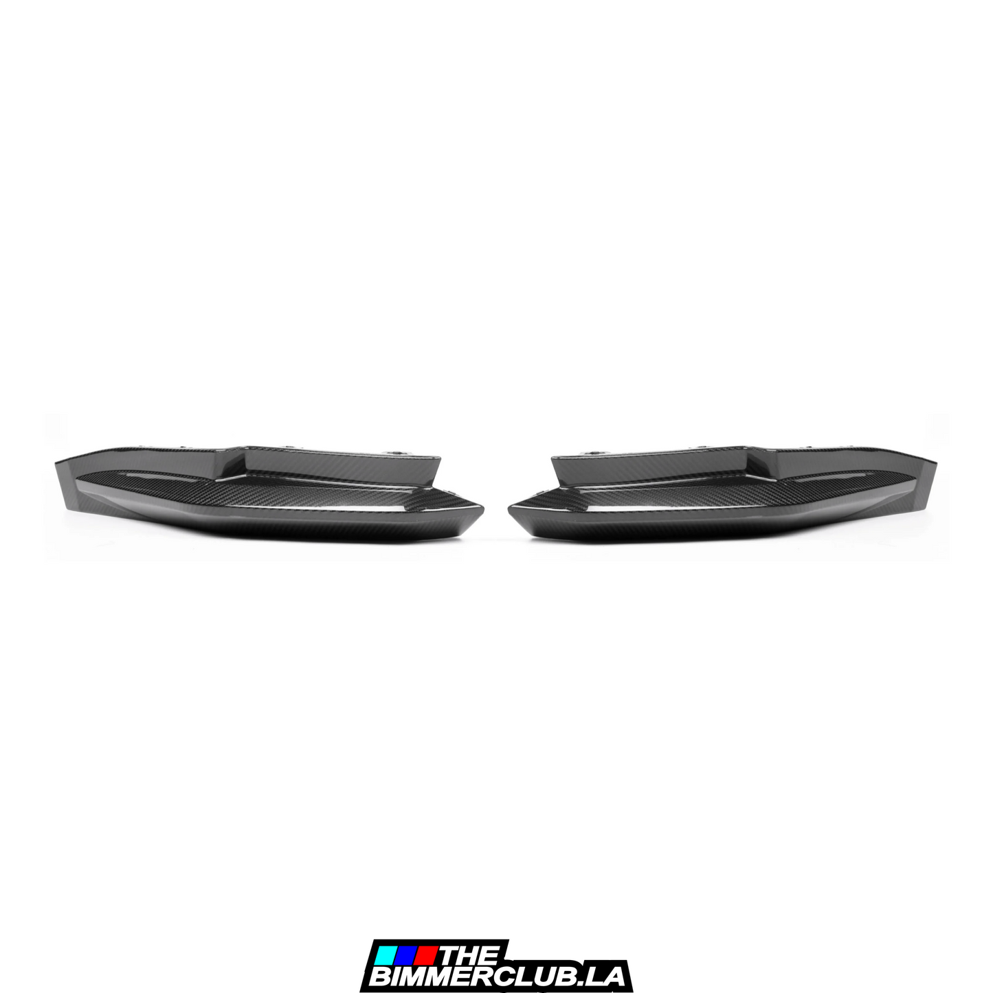 G8x M3 / M4 Dry Carbon Fiber Rear Bumper Splitters