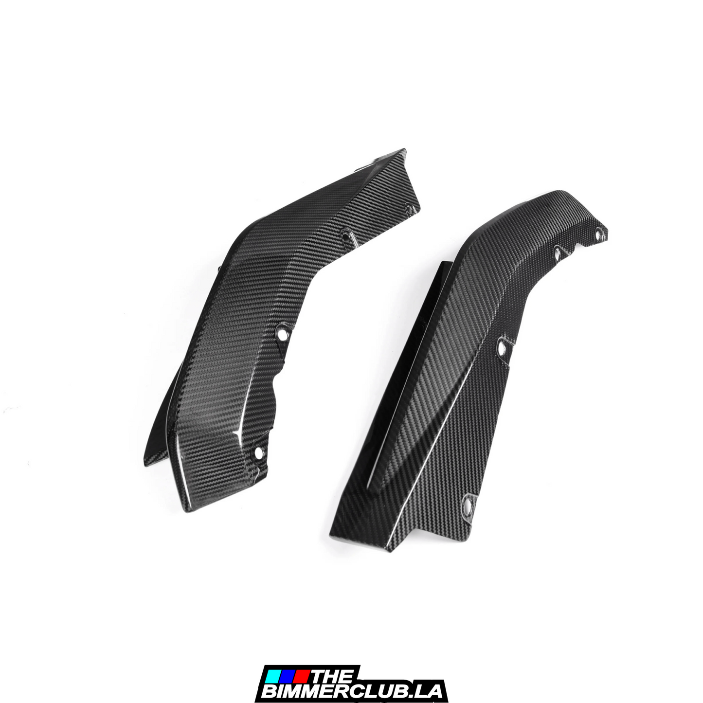 G8x M3 / M4 Dry Carbon Fiber Rear Bumper Splitters