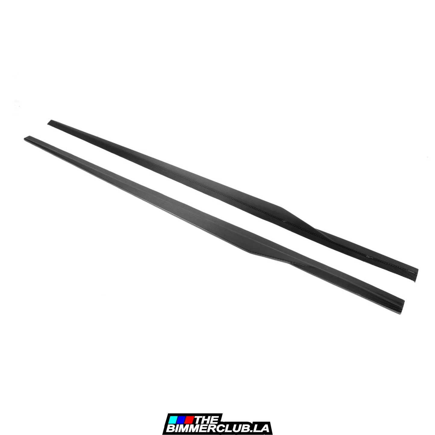 G87 M2 - R44 Style Dry Carbon Fiber Side Skirt Extensions