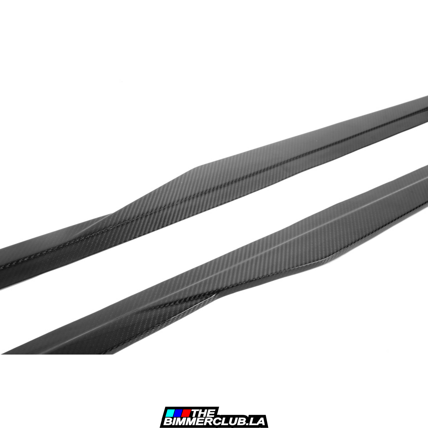 G87 M2 - R44 Style Dry Carbon Fiber Side Skirt Extensions