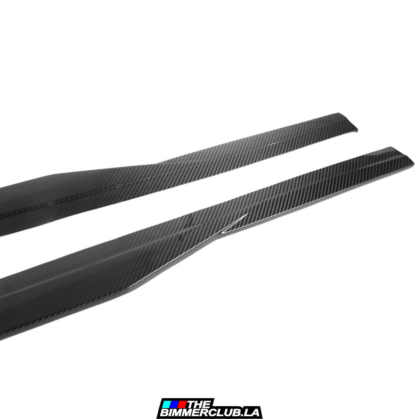 G87 M2 - R44 Style Dry Carbon Fiber Side Skirt Extensions