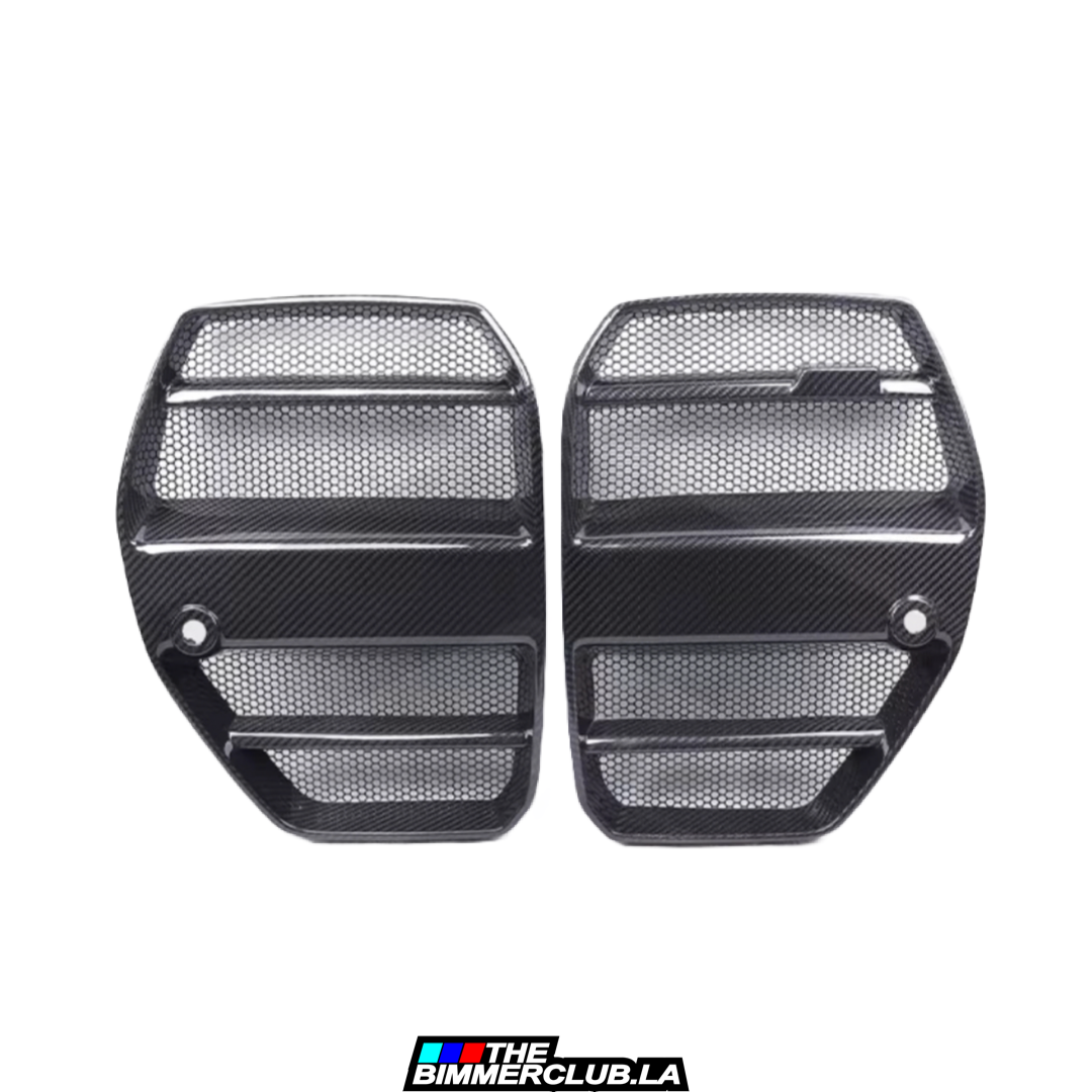 G8x M3 / M4 Dry Carbon Fiber ST Style Grilles