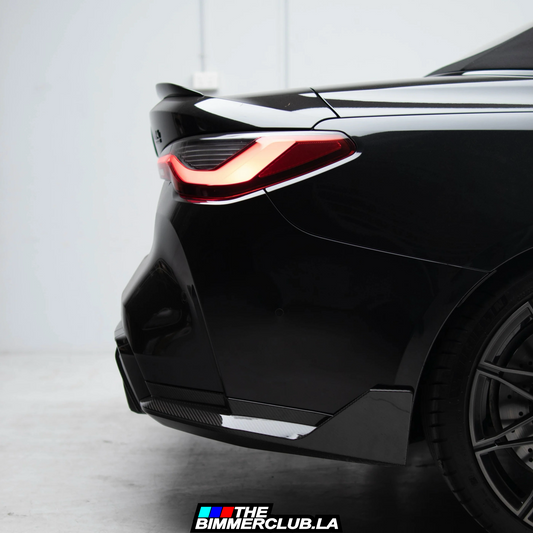 G8x M3 / M4 Dry Carbon Fiber MP Style Rear Bumper Splitters
