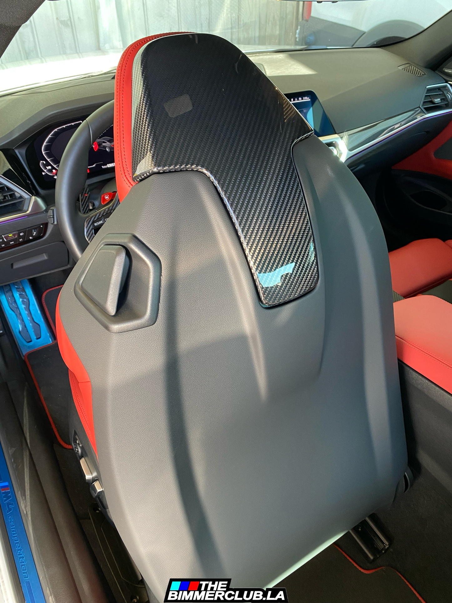 G8x Carbon Fiber Head Rest Covers