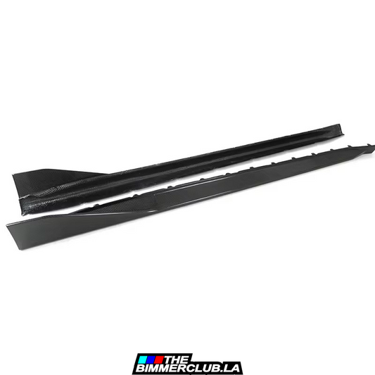 G8x M3 / M4 Dry Carbon Fiber M - Performance Side Skirt Extensions