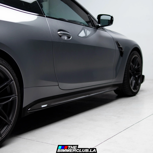 G8x M3 / M4 Dry Carbon Fiber OEM Style Side Skirts