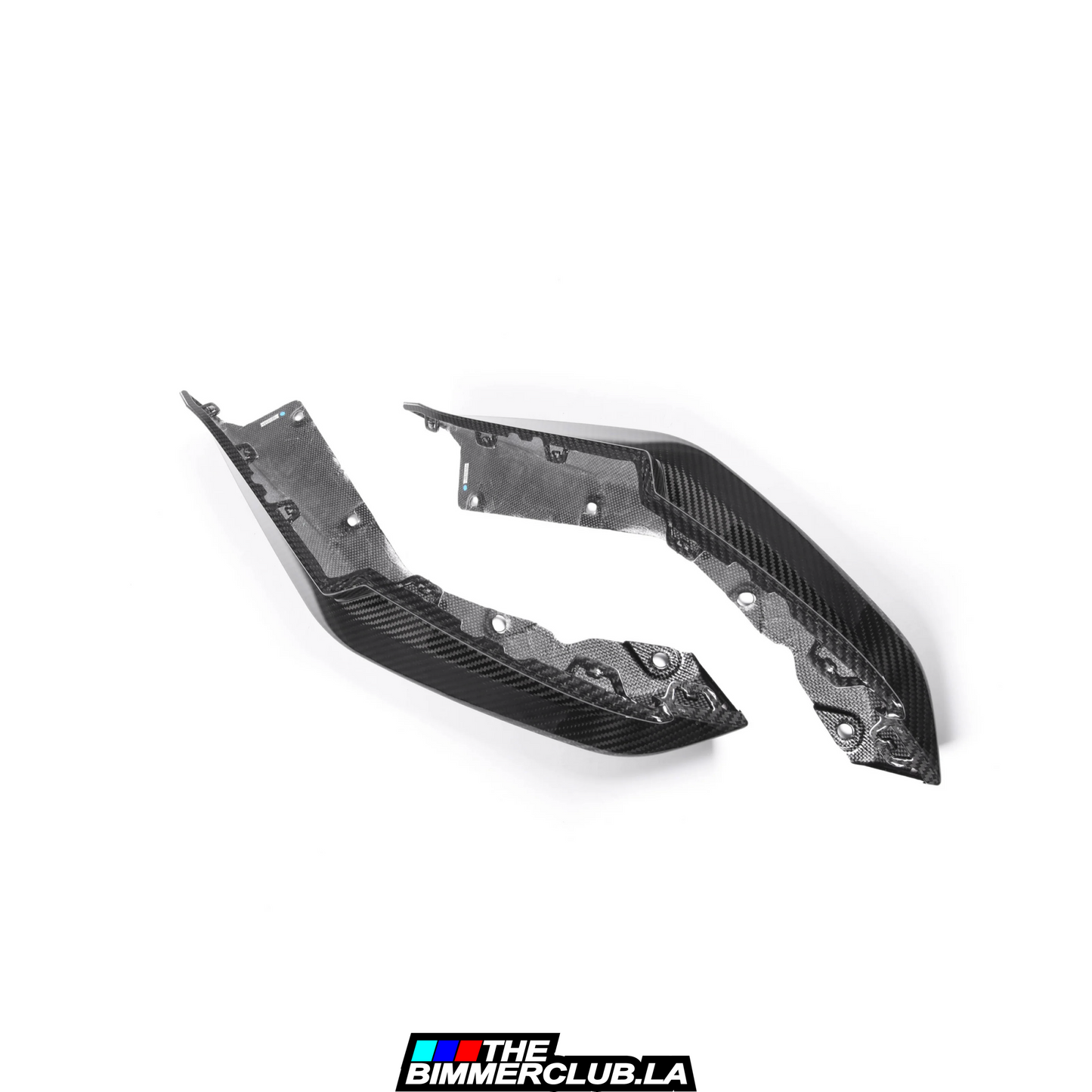 G8x M3 / M4 Dry Carbon Fiber Rear Bumper Splitters