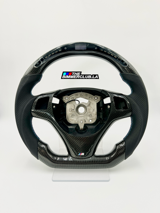 E9x Carbon Fiber LED Steering Wheel