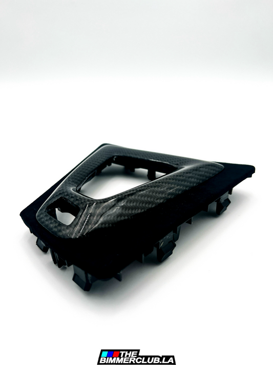 F8x Carbon fiber & Alcantara Shifter Console Trim
