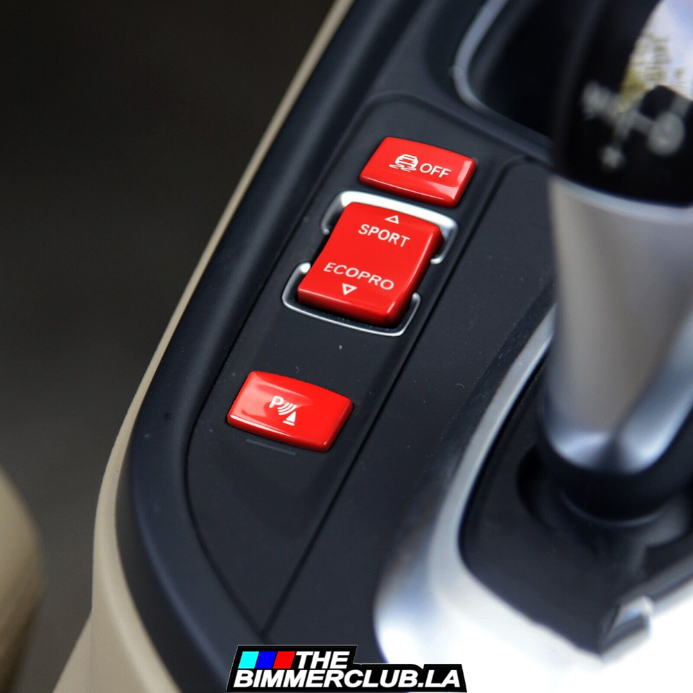 Colored Traction Control, Drive Mode Selector, & PDC Buttons (F2x / F3x)