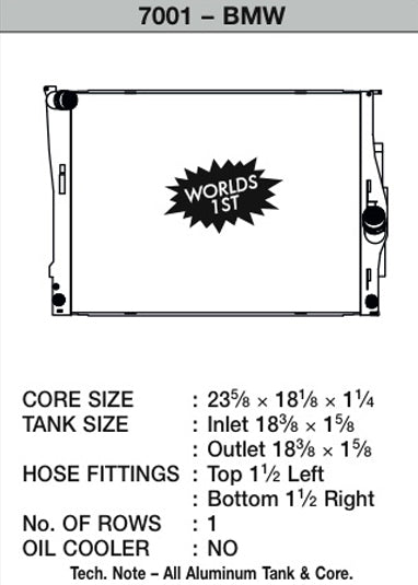 CSF N52 high performance radiator