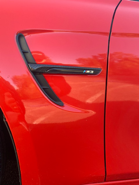 F8x Carbon Fiber Fender Vent trim (M3 / M4 / M2)