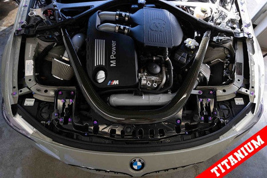 Titanium BMW F8x 2014-2019 Billet Dress Up Hardware (M2C/M3/M4)