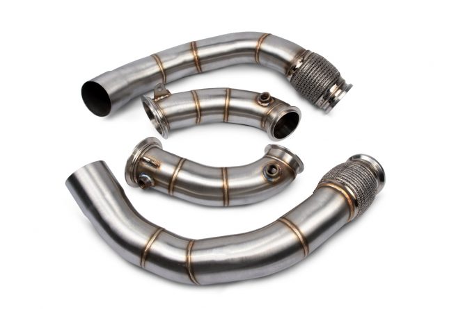 VRSF S63R 18-23 M5 & M8 F90 F91 F92 F93 Catless Downpipes