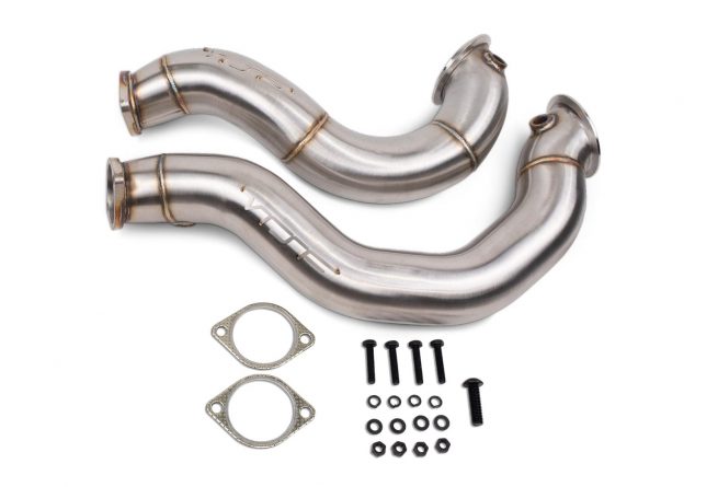 VRSF 3" Cast Stainless Steel Catless Downpipes N54 V2 2007 - 2010 BMW 335i / 2008 - 2012 BMW 135i