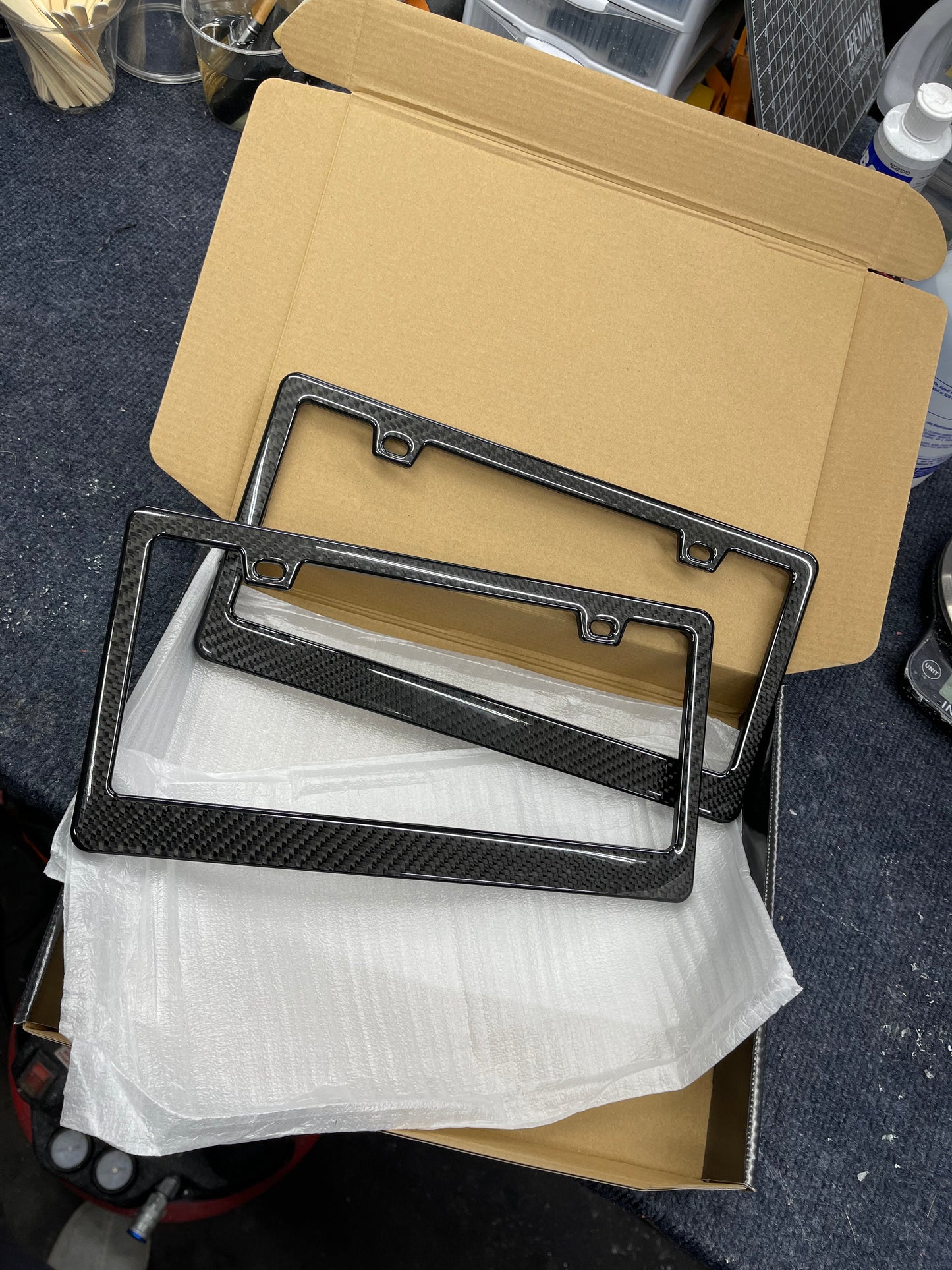 Carbon Fiber License Plate Frames