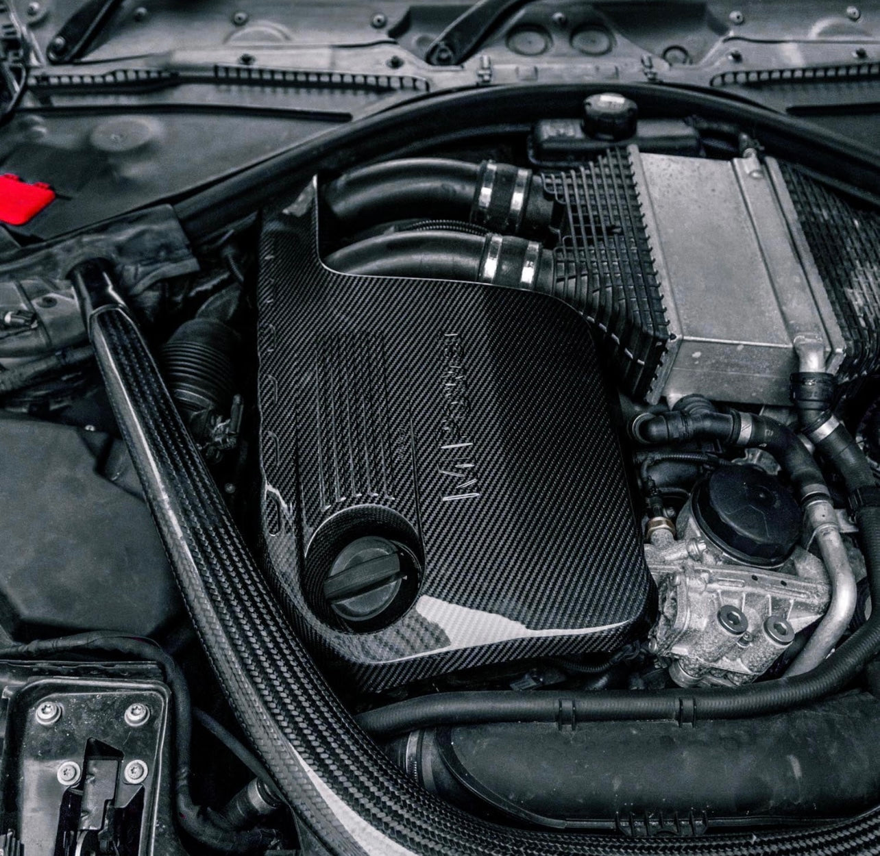 F8x S55 M - Power Carbon Fiber Engine Cover