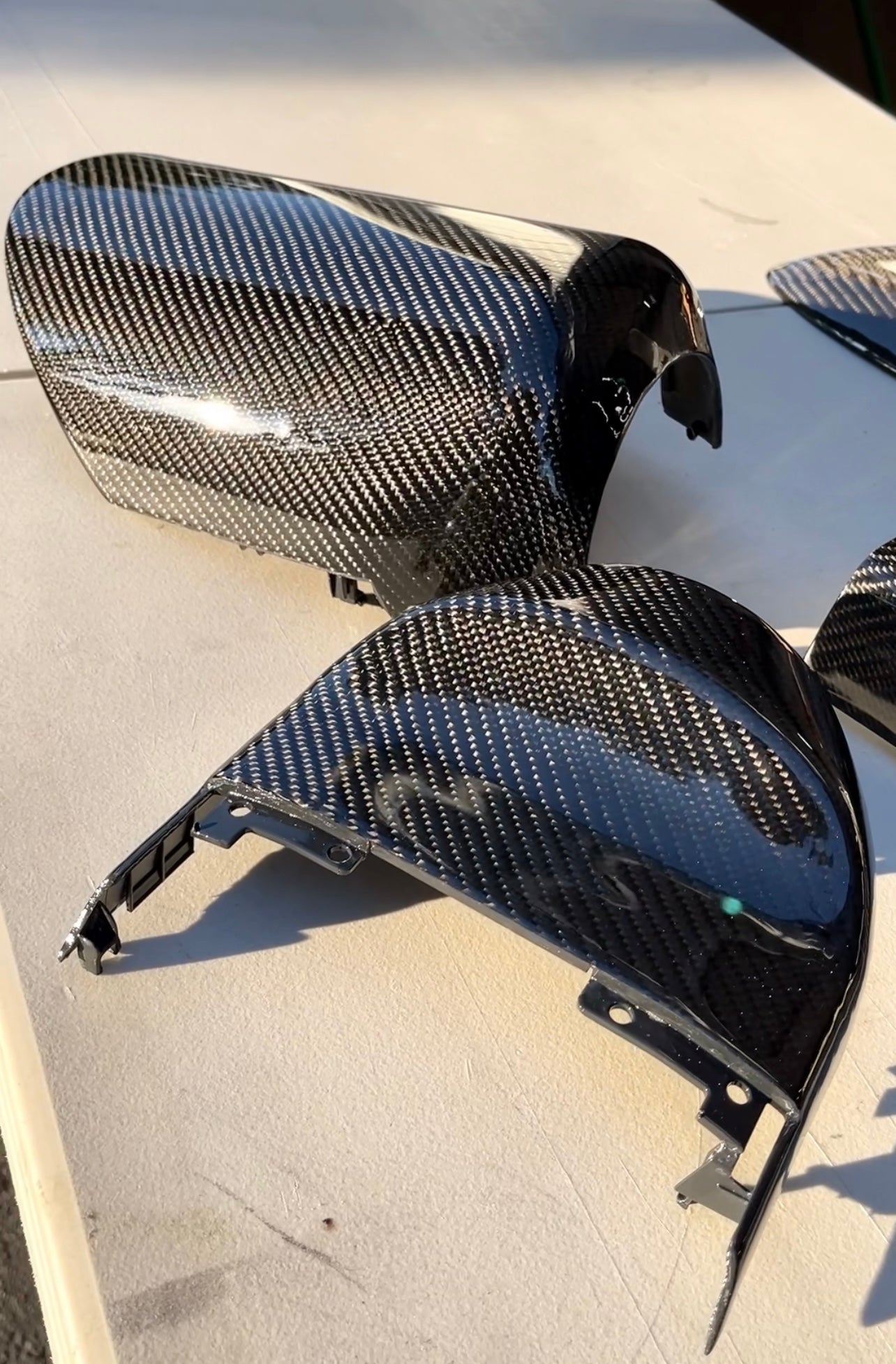 BMW Carbon Fiber Steering Wheel Column