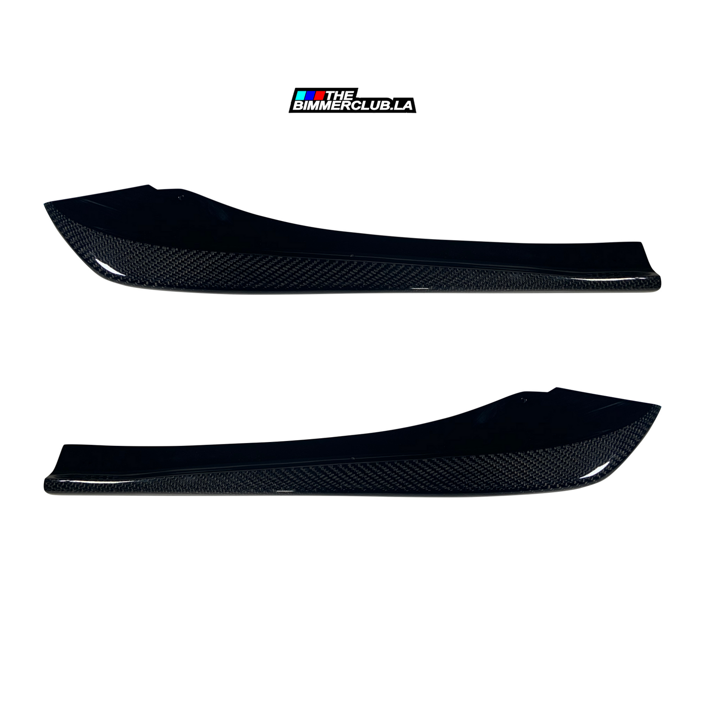 F30 M - Tech Carbon Fiber Rear Bumper Splitters