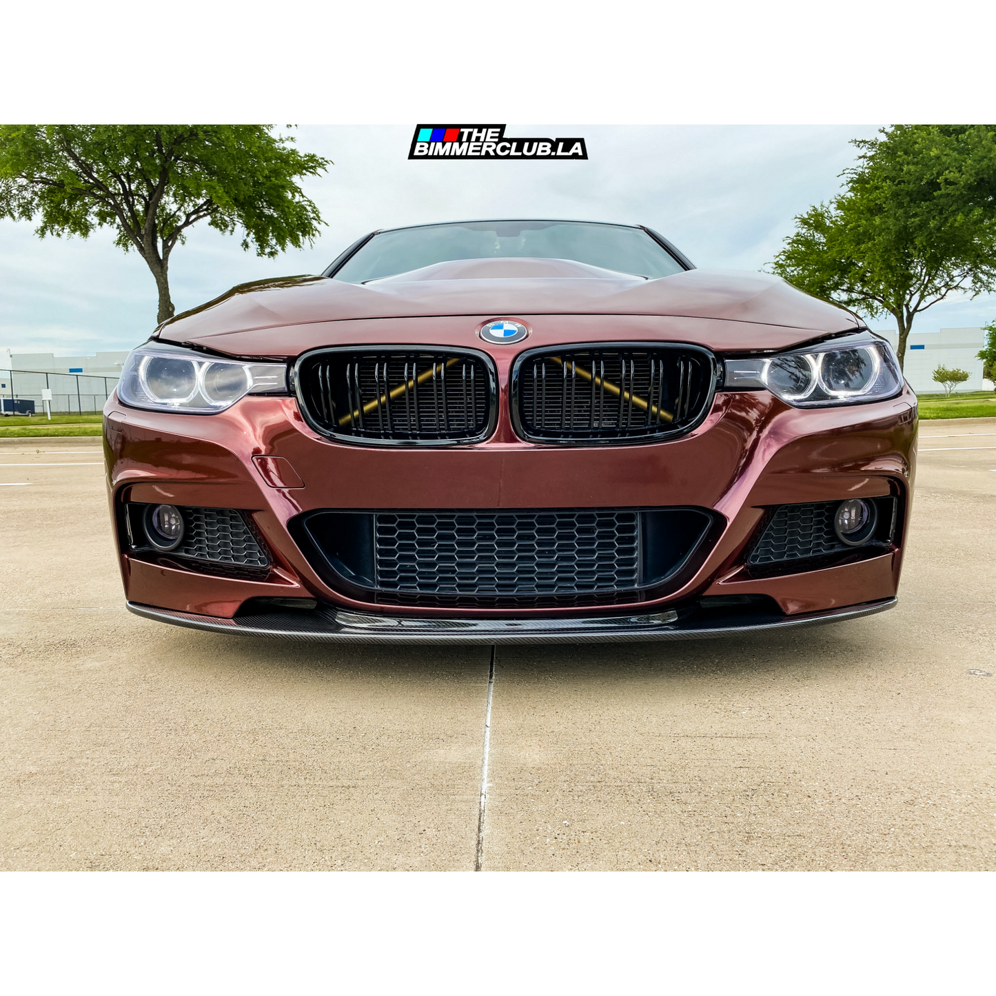 F30 / F31 AP Style Carbon Fiber Front Lip