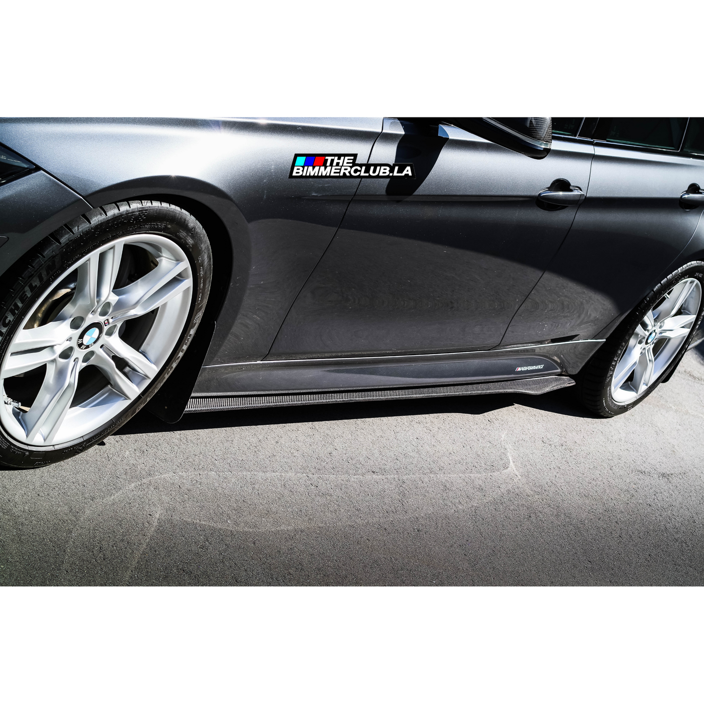 F30 M - Tech Carbon Fiber Side Skirt Splitters