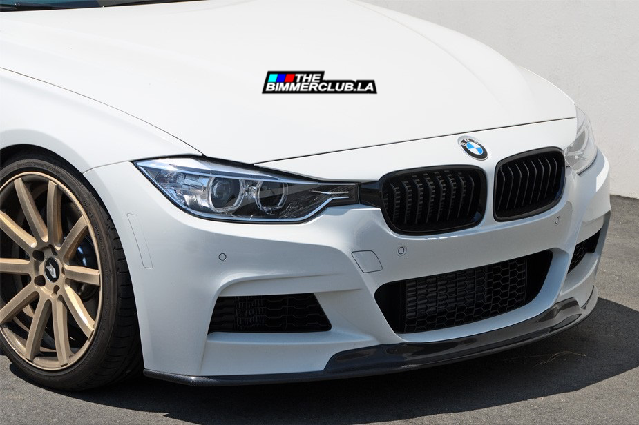 F30 / F31 Arkym Style M - Tech Carbon Fiber Front Lip