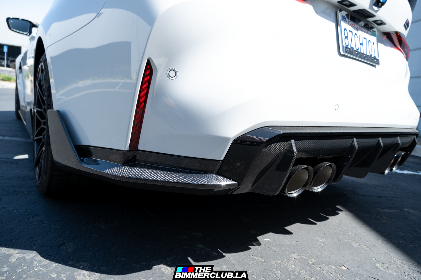 G8x Carbon Fiber Rear Bumper Splitters