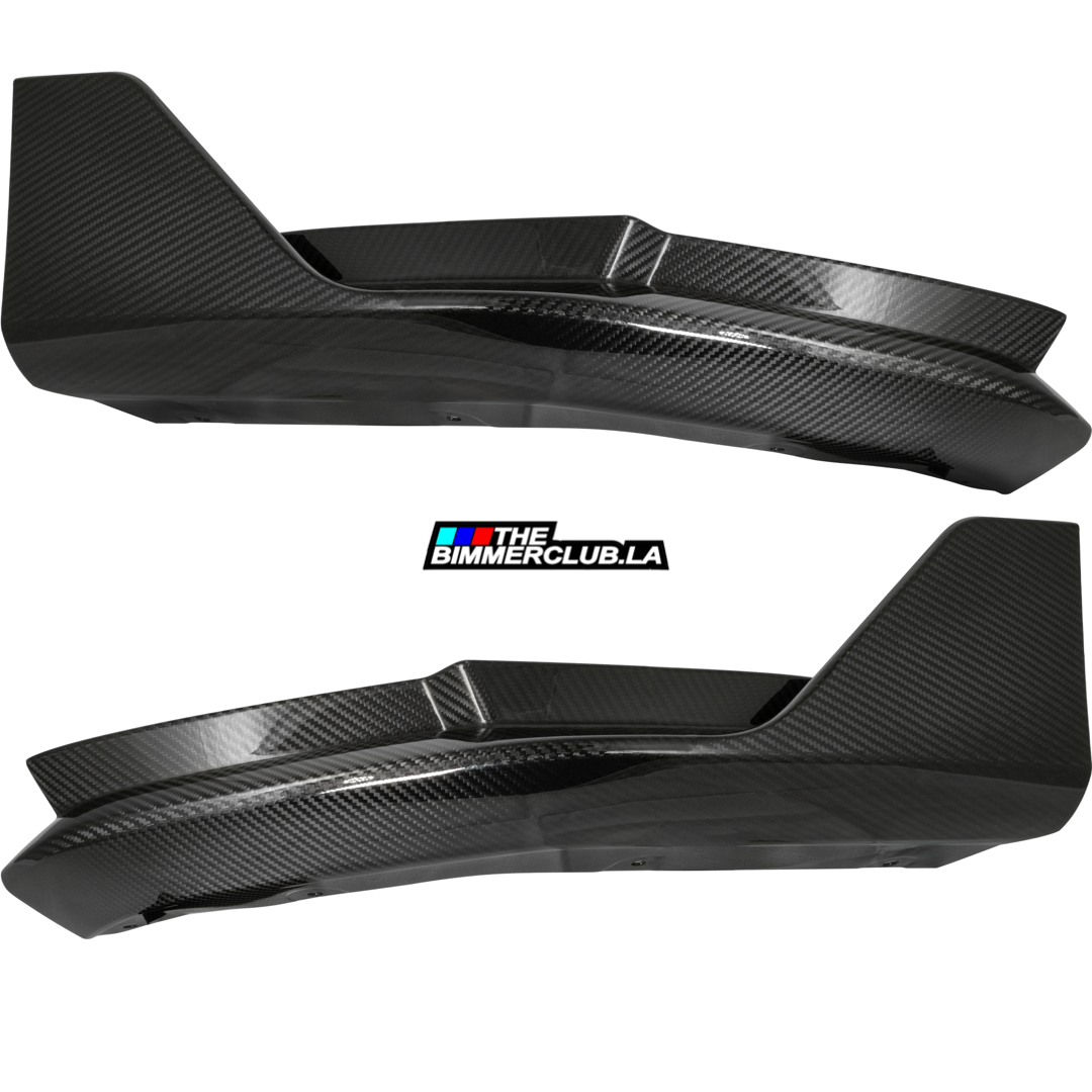 G8x Carbon Fiber Rear Bumper Splitters