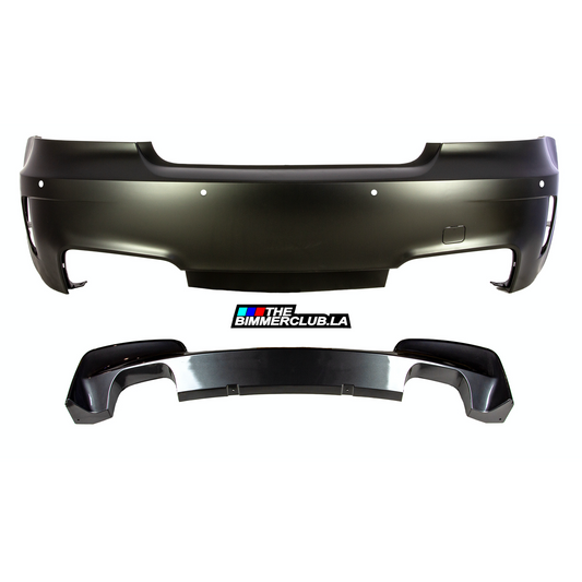 E82 / E88 1M Style Rear Bumper (Quad Exit)